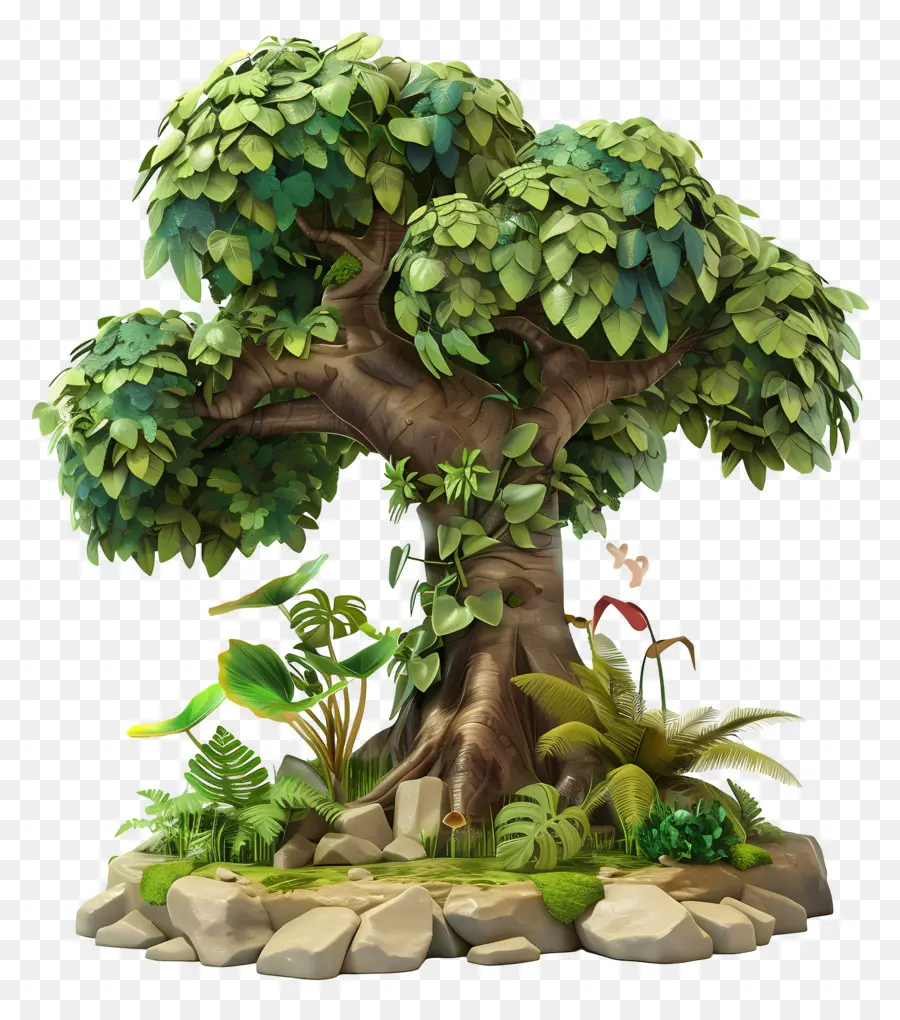 Arbre 3d，Arbre PNG