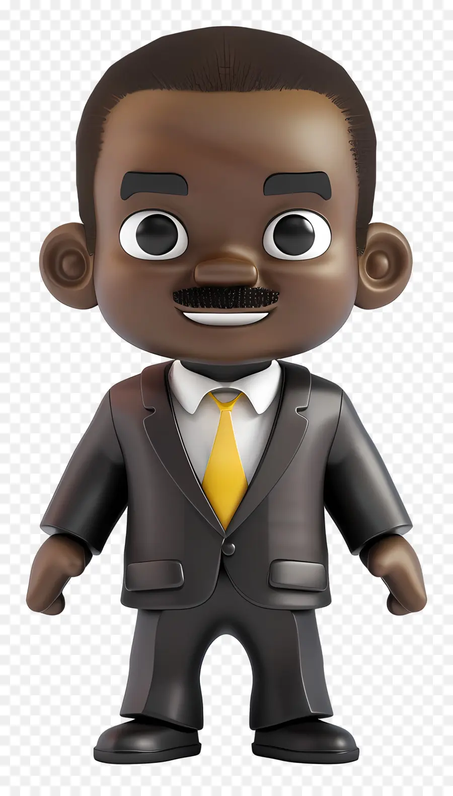 Homme D'affaires Noir，Personnage De Dessin Animé PNG