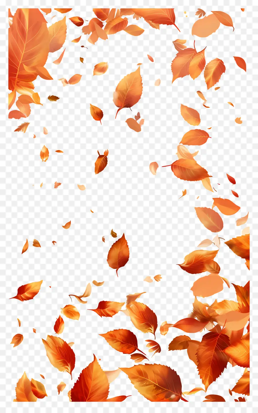 Feuilles Tombées，Feuilles Qui Tombent PNG