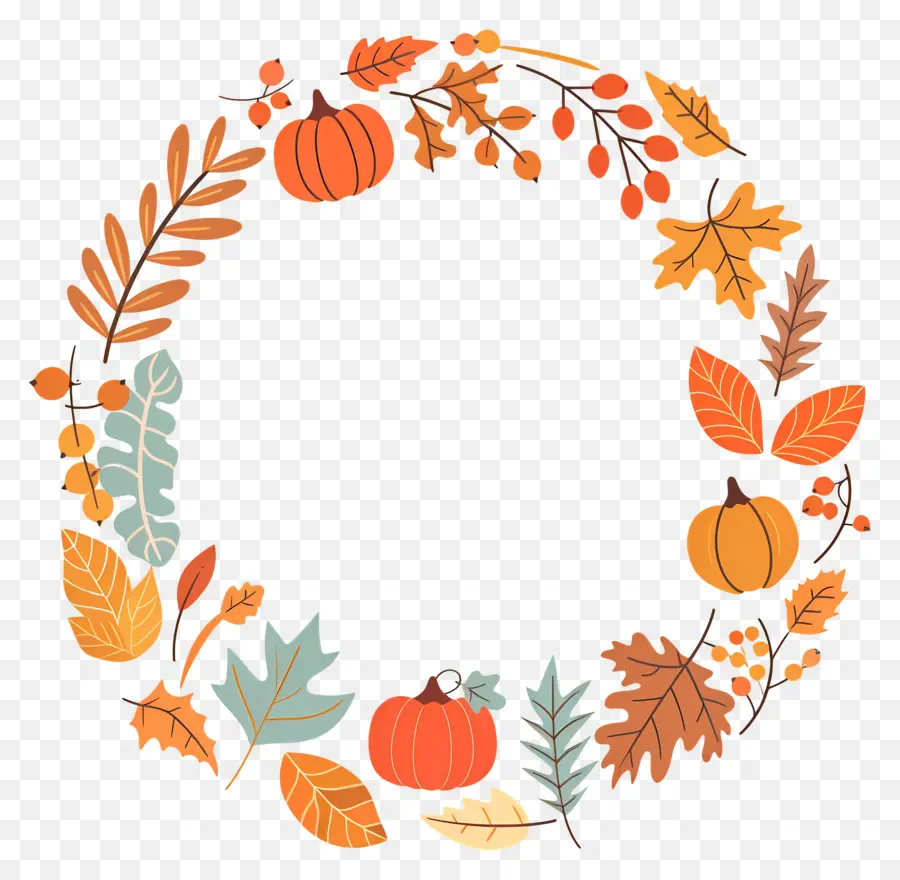 Couronne D'automne，Citrouilles PNG