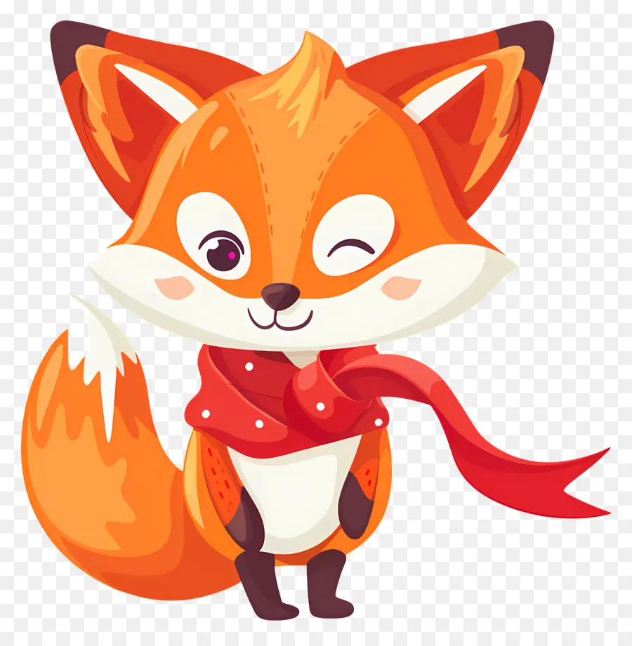 Renard Mignon，Renard De Dessin Animé PNG