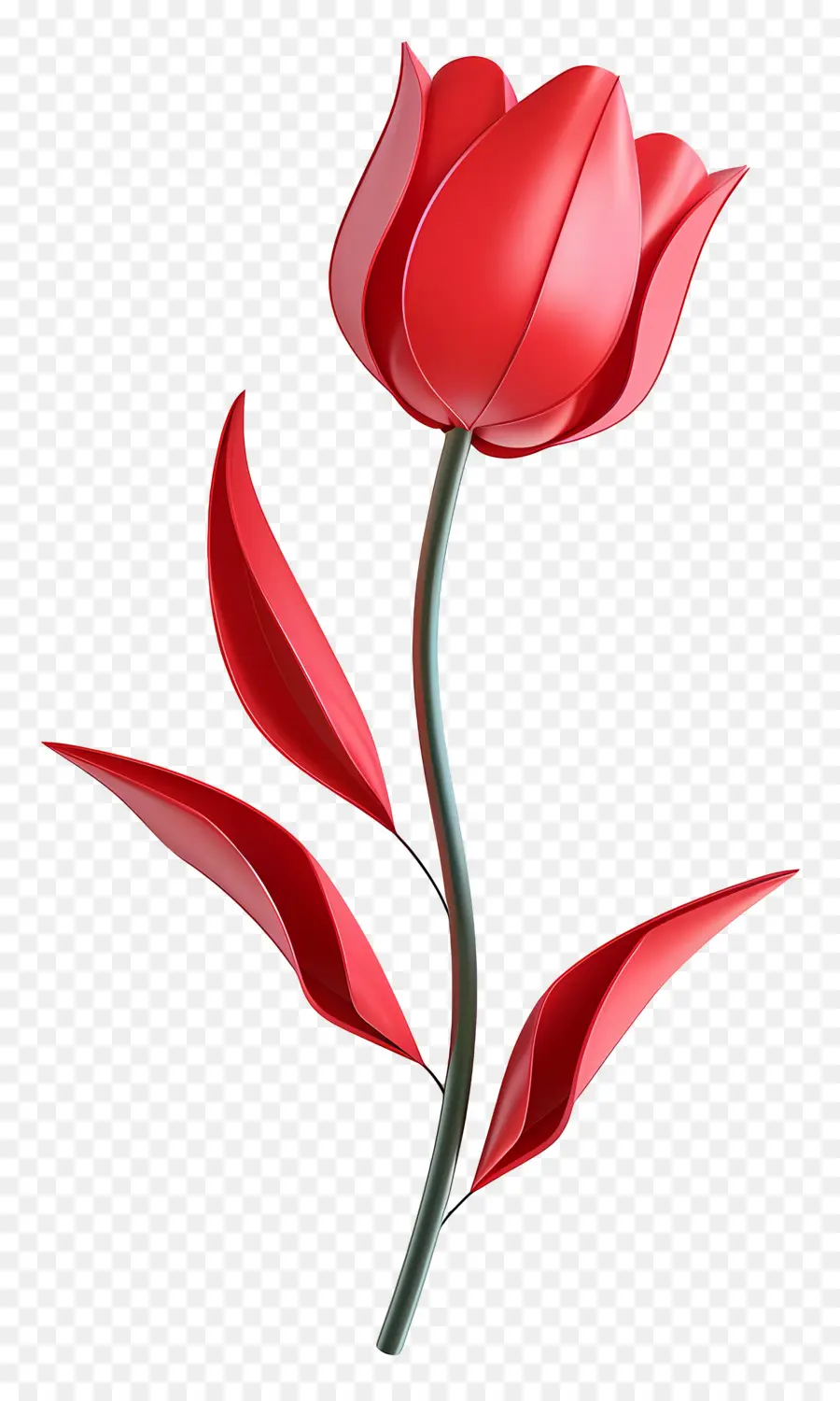 Fleur 3d，Tulipes PNG