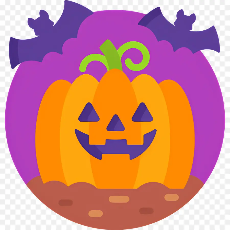 Citrouille D'halloween，Citrouille Avec Chapeau De Sorcière PNG