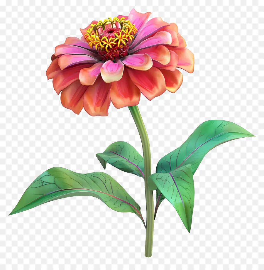 Fleur 3d，Fleur Rouge PNG