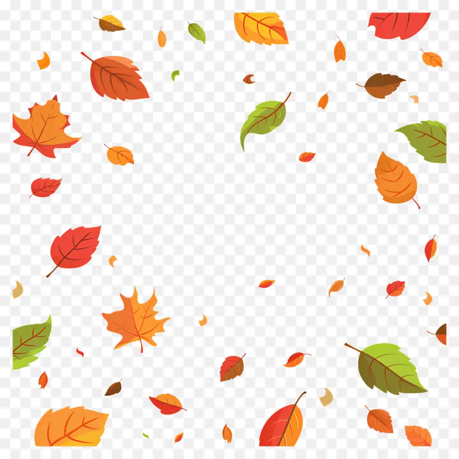 Feuilles Qui Tombent，Feuilles D'automne PNG