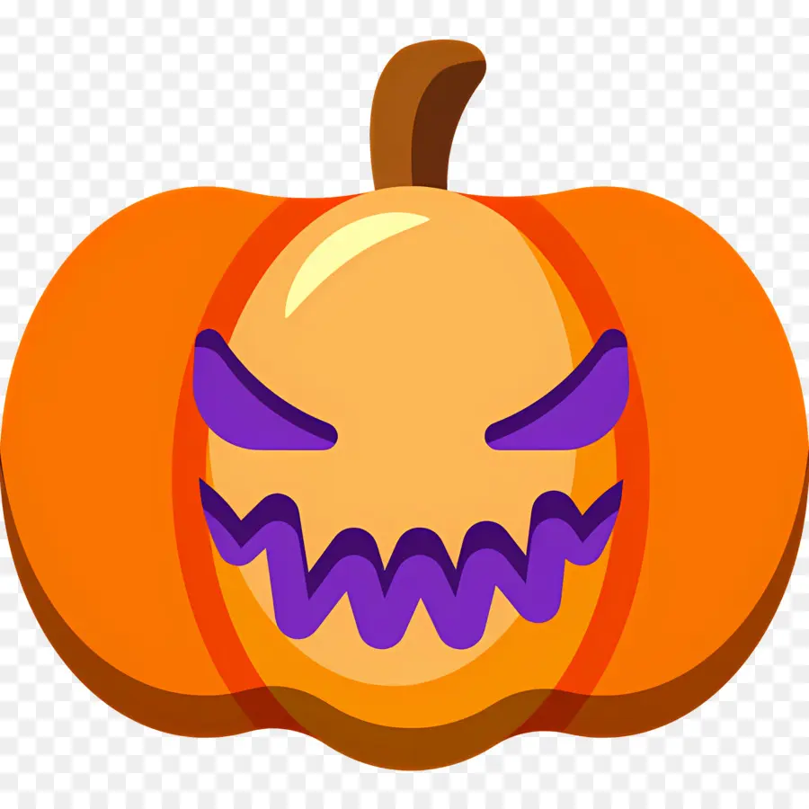 Citrouille D'halloween Effrayante，Citrouille D'halloween PNG