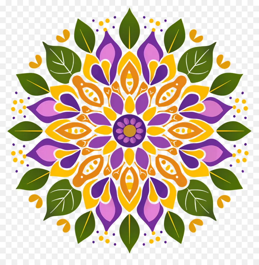 Pookalam，Mandalas PNG