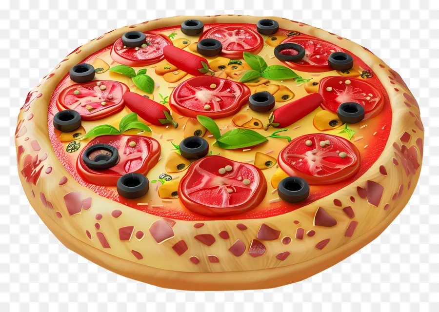 Pizzas 3d，Pizza PNG