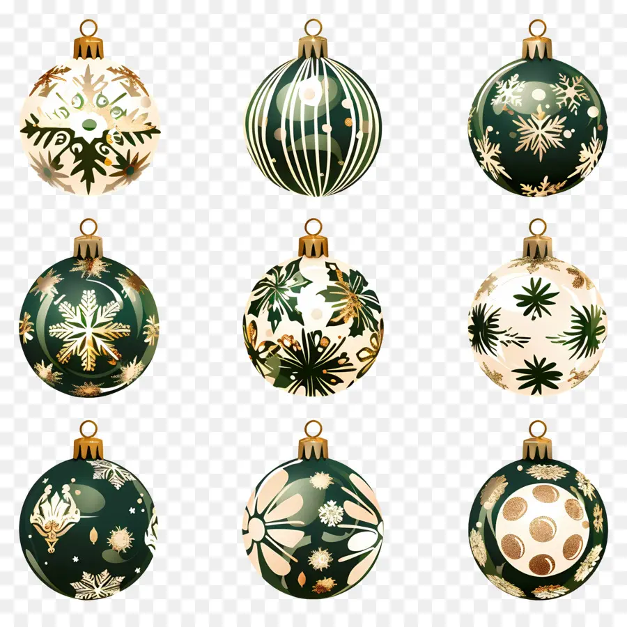 Boules De Noël，Décorations De Noël PNG