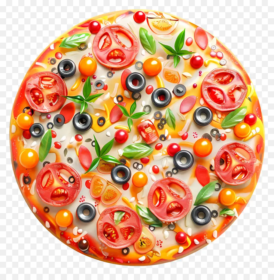 Pizzas 3d，Pizza PNG