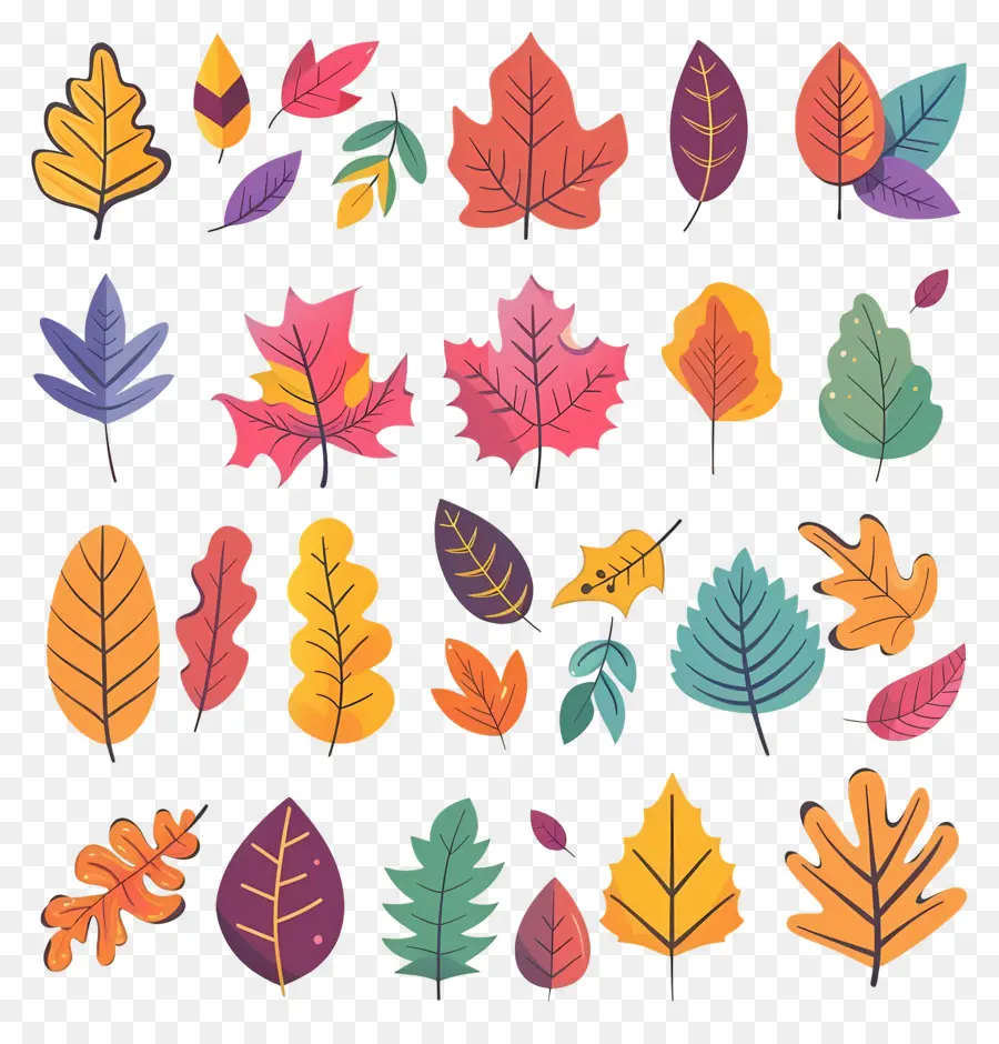 Feuilles D'automne，Automne PNG