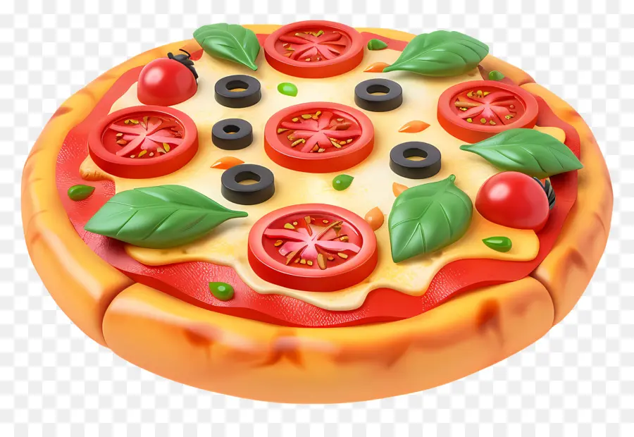 Pizza Mignonne，Pizza Entière PNG