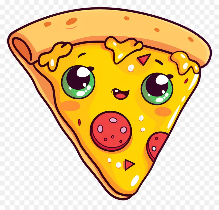 Pizza De Dessin Animé，Tranche De Pizza PNG