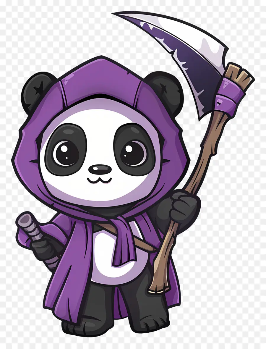 Panda Mignon，Panda Avec Faux PNG