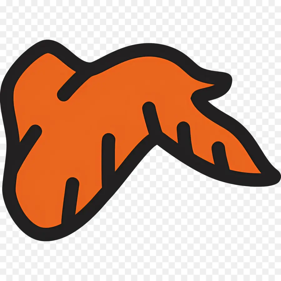 Ailes De Poulet，Aile De Poulet Orange PNG