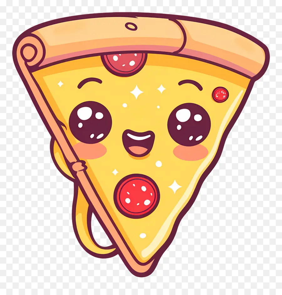 Pizza De Dessin Animé，Tranche De Pizza PNG