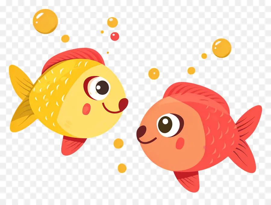 Poisson De Dessin Animé，Poisson Coloré PNG