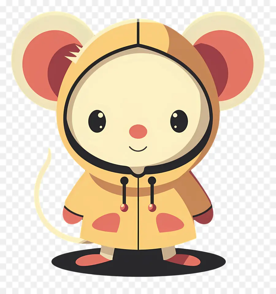 Souris Mignonne，Souris En Sweat à Capuche PNG