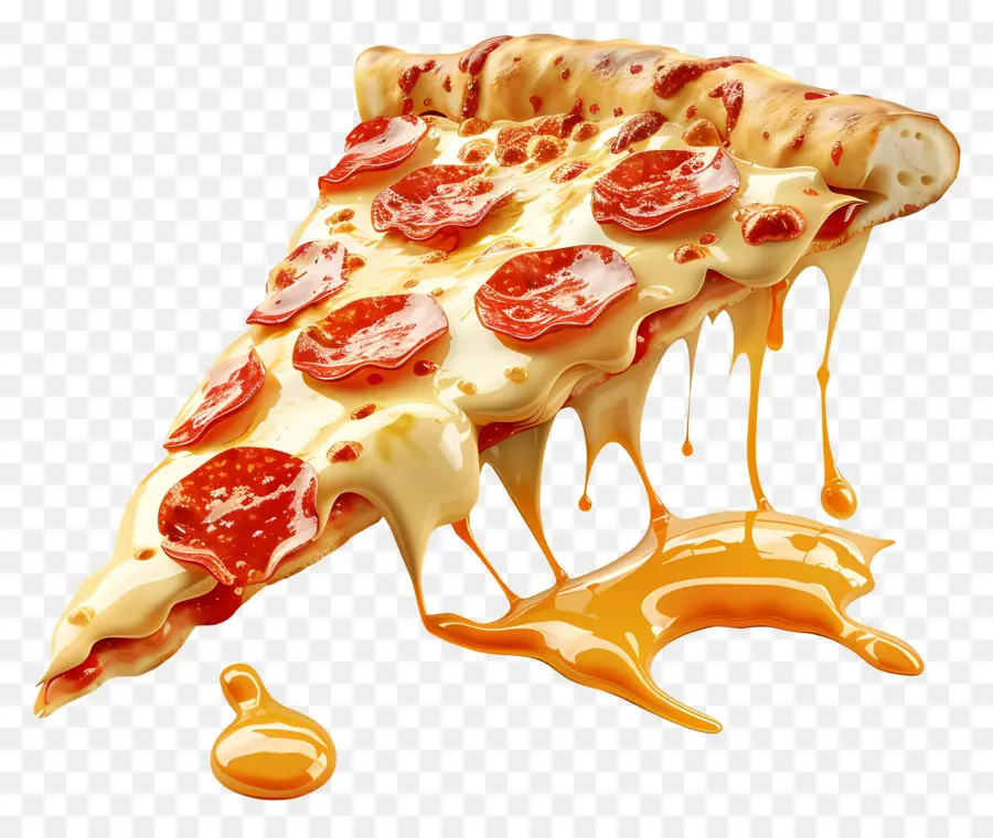 Pizzas 3d，Tranche De Pizza Au Fromage PNG