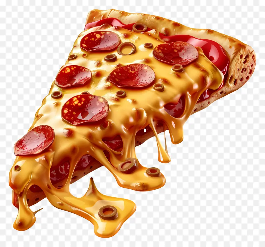 Pizzas 3d，Tranche De Pizza PNG