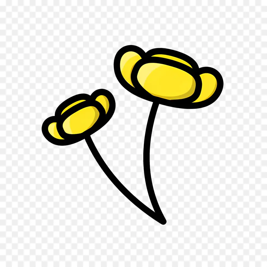 Fleur Jaune，Fleurs Jaunes PNG