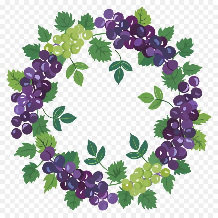 Couronne De Raisin，Fruit PNG