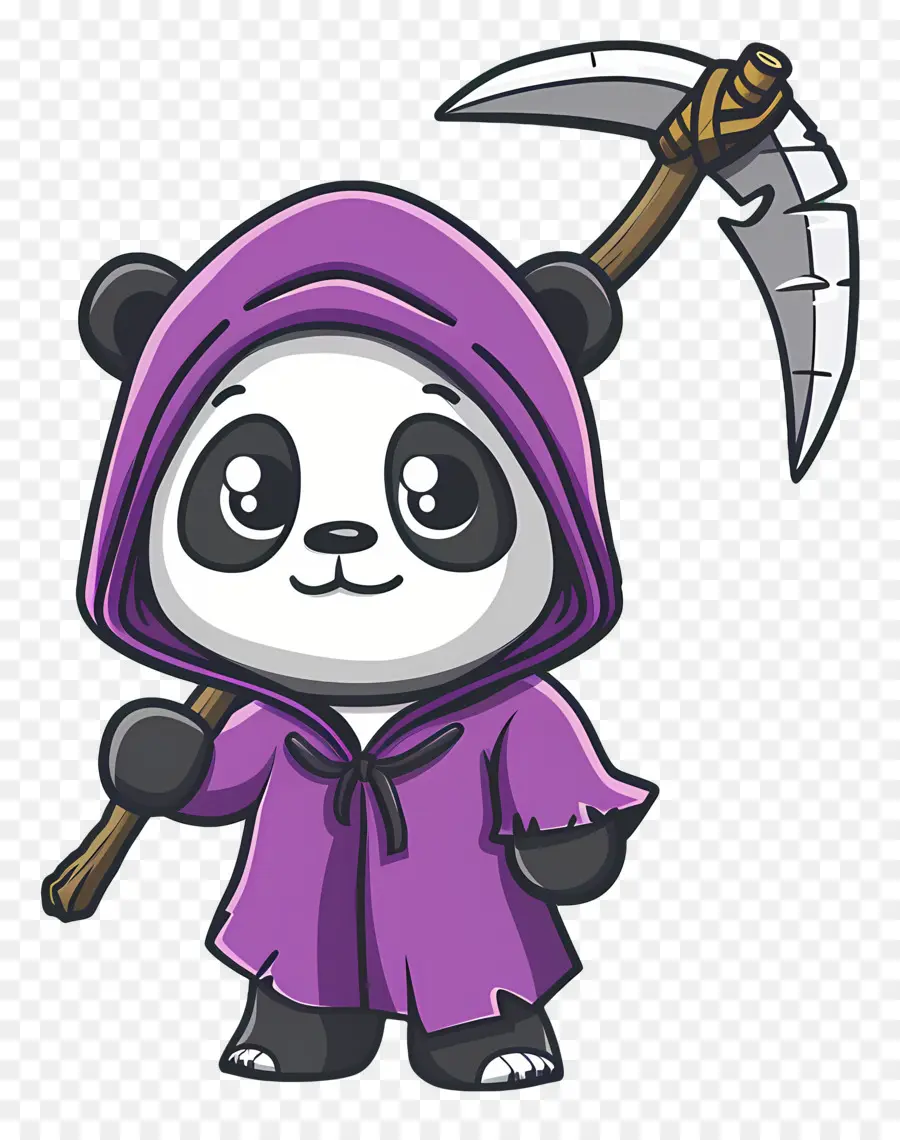 Panda Mignon，Panda Avec Faux PNG