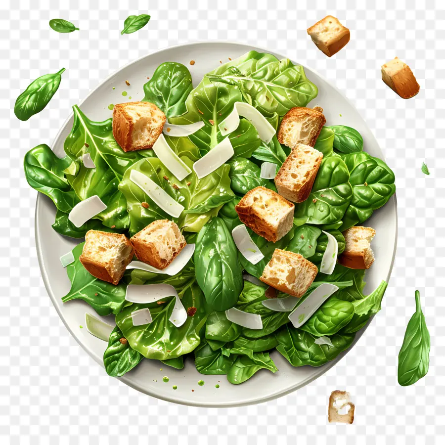 Salade César，Laitue PNG