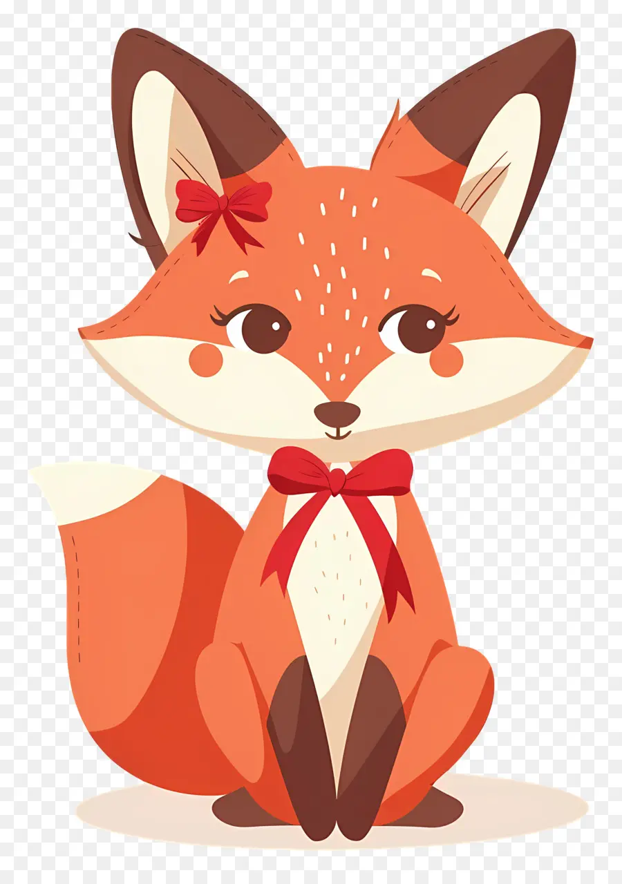 Renard Mignon，Renard De Dessin Animé PNG