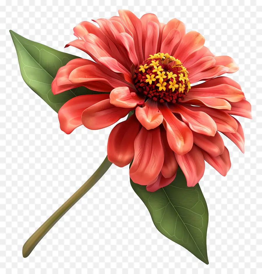 Fleur 3d，Fleur Rouge PNG