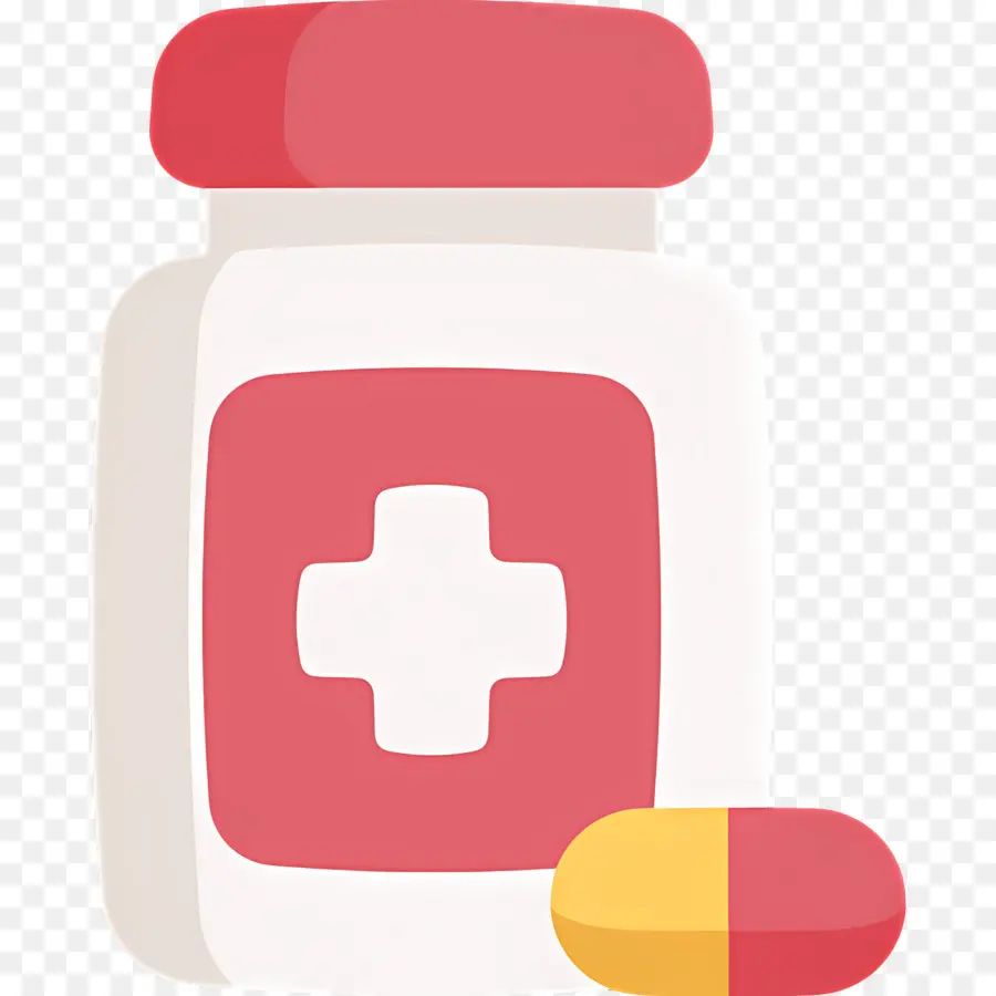 Capsule De Médicament，Flacon De Médicament PNG