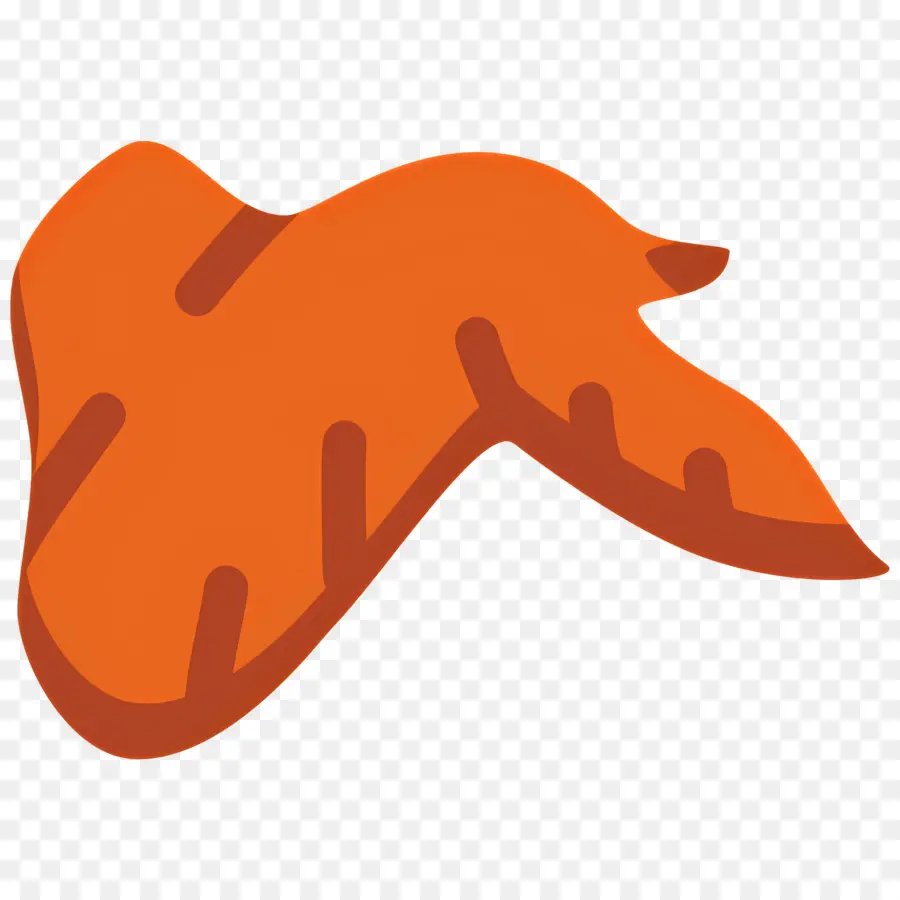 Ailes De Poulet，Aile De Poulet Orange PNG