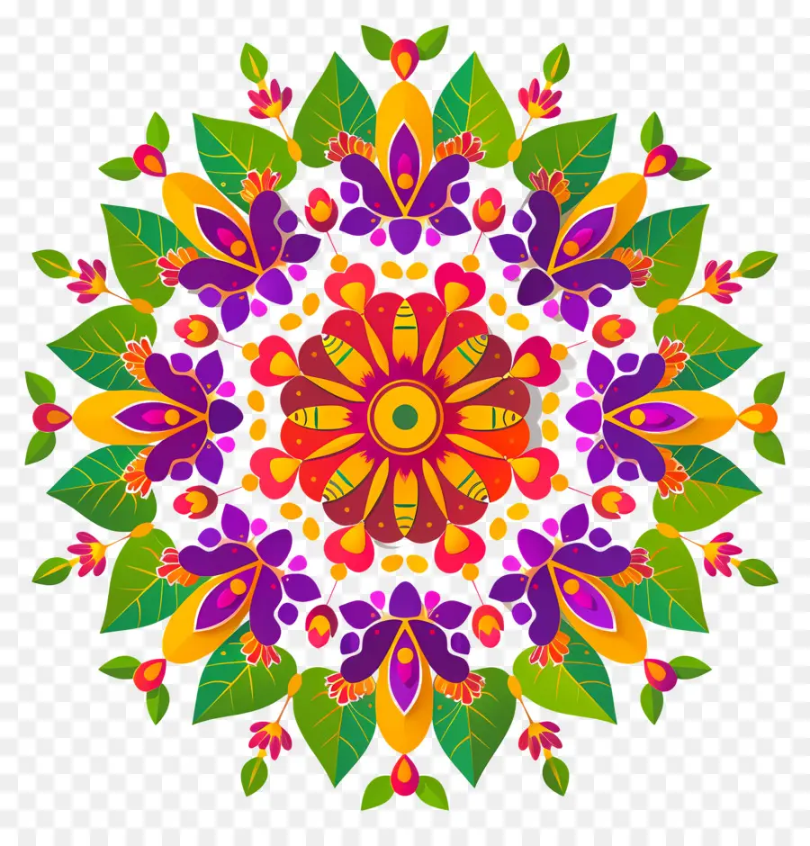 Pookalam，Mandalas PNG