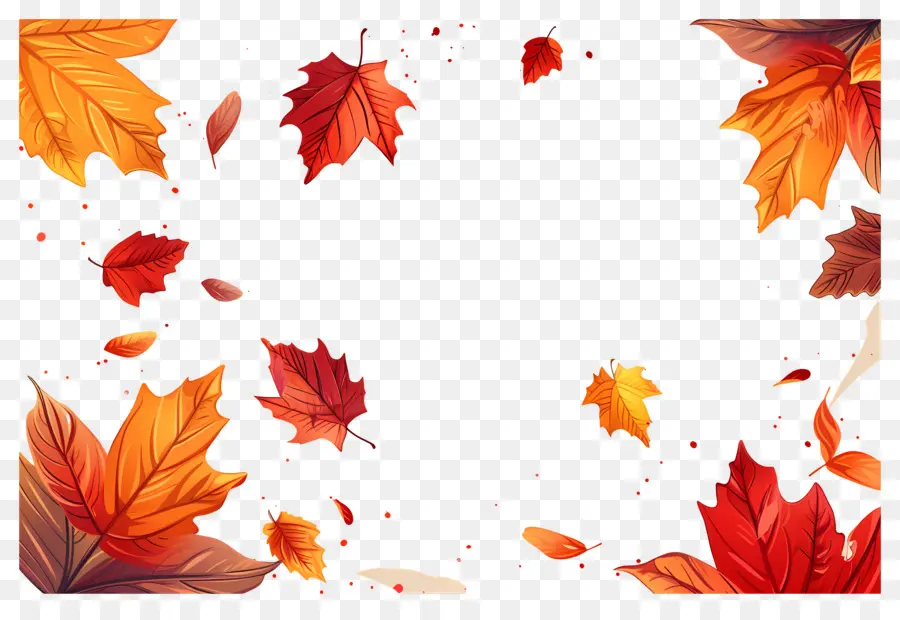 Feuilles Tombées，Feuilles D'automne PNG