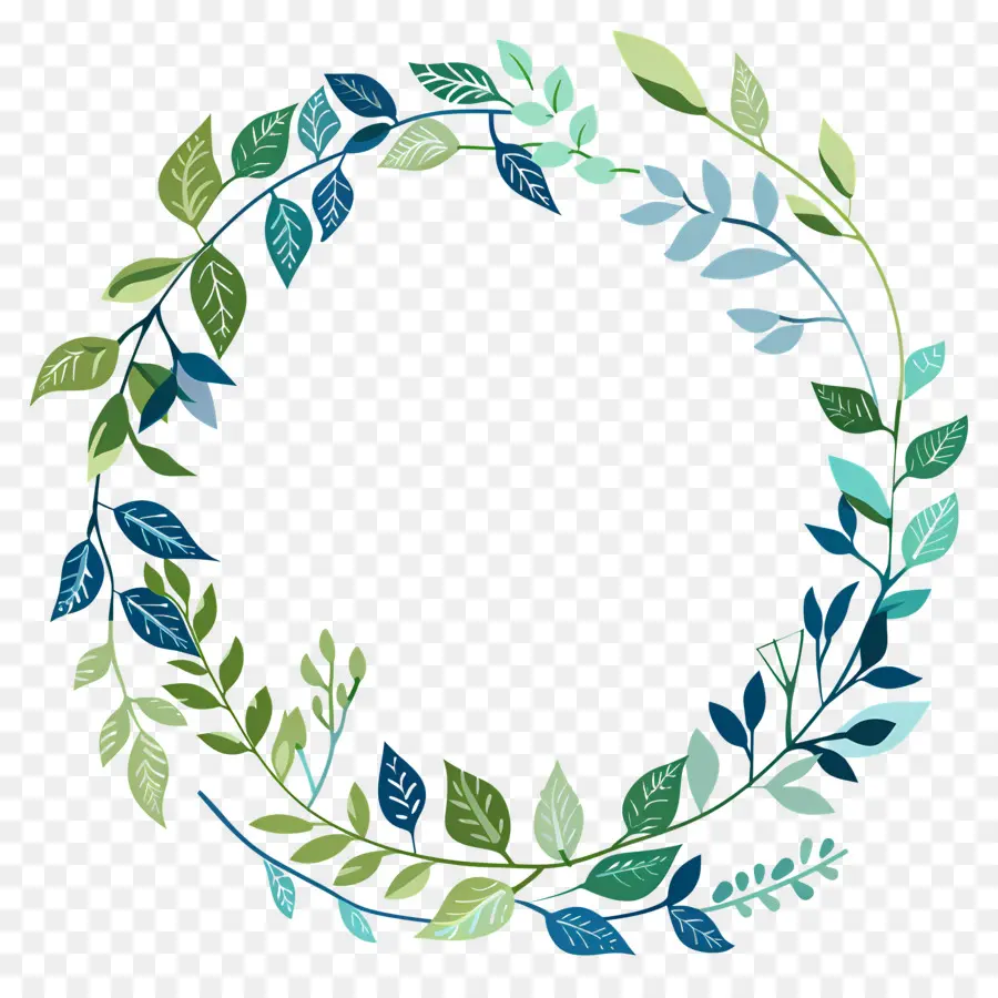 Couronne De Feuilles，Feuilles PNG