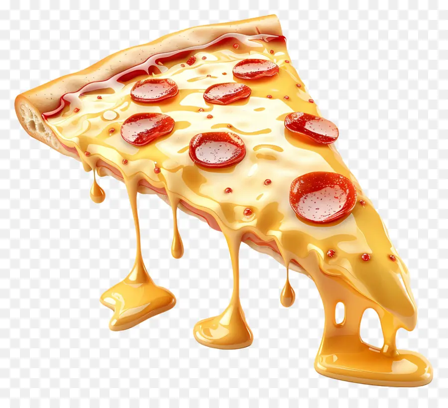 Pizzas 3d，Tranche De Pizza PNG