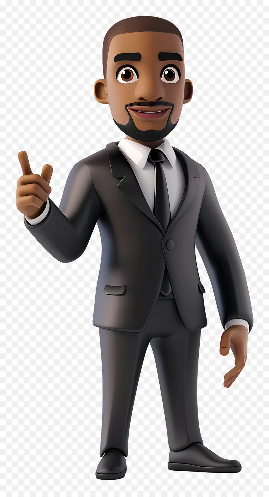 Homme D'affaires Noir，Homme De Dessin Animé PNG