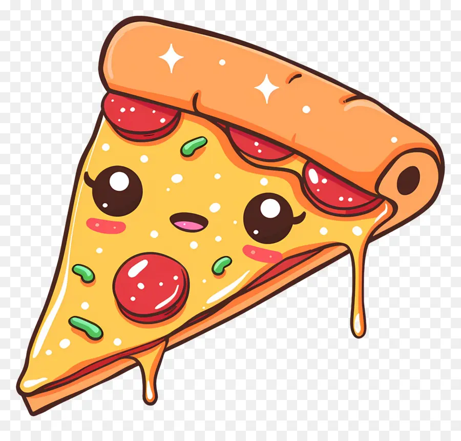 Pizza De Dessin Animé，Tranche De Pizza PNG