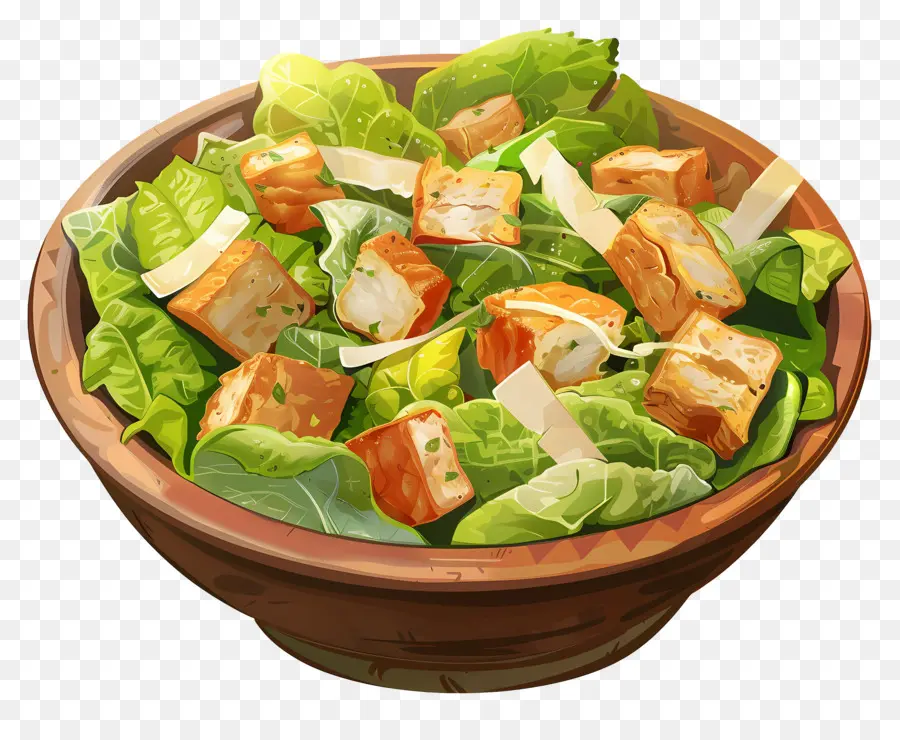 Salade César，Laitue PNG