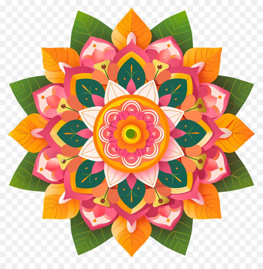 Pookalam，Mandalas PNG