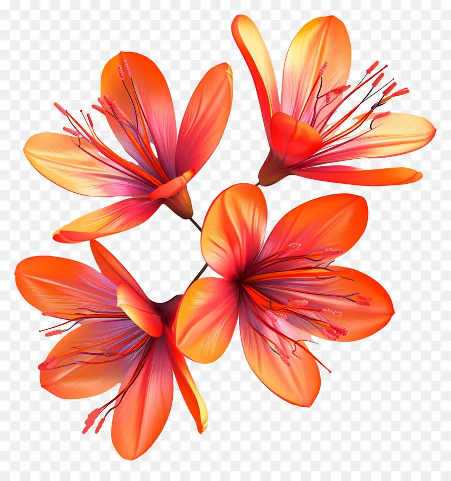 Fleur 3d，Fleur D'oranger PNG