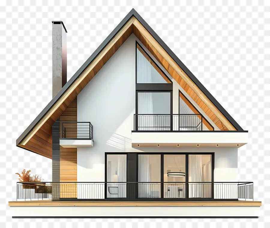 Maison 3d，Maison Moderne PNG