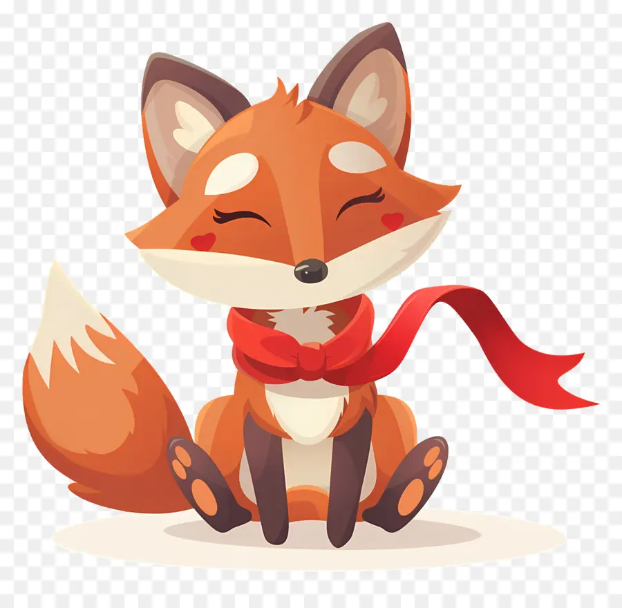 Renard Mignon，Renard De Dessin Animé PNG