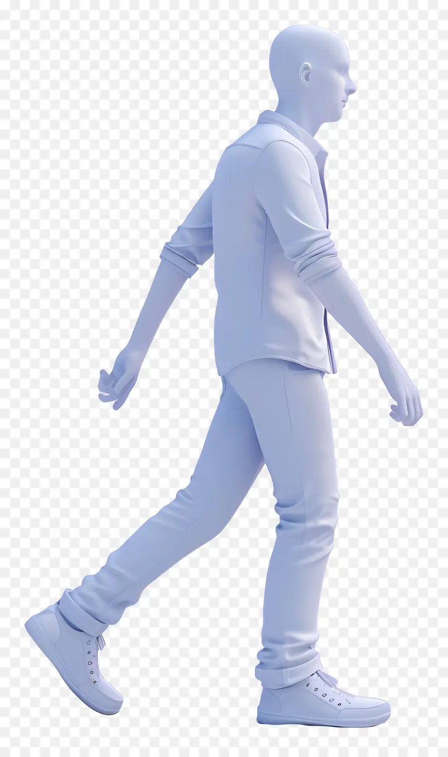 Homme 3d，Personnage Ambulant PNG