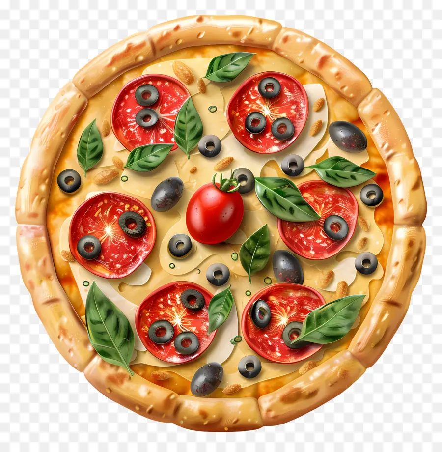 Pizzas Modèle 3d，Pizza PNG