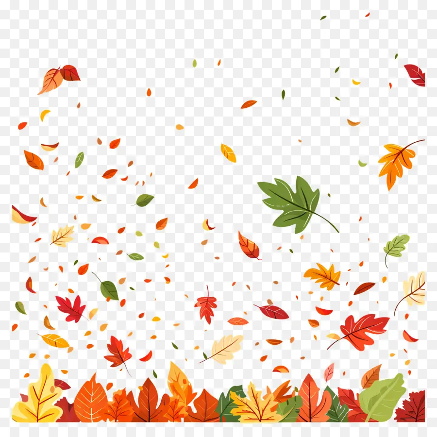 Feuilles Qui Tombent，Automne PNG