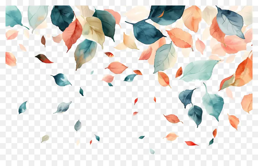 Feuilles Tombées，Feuilles PNG