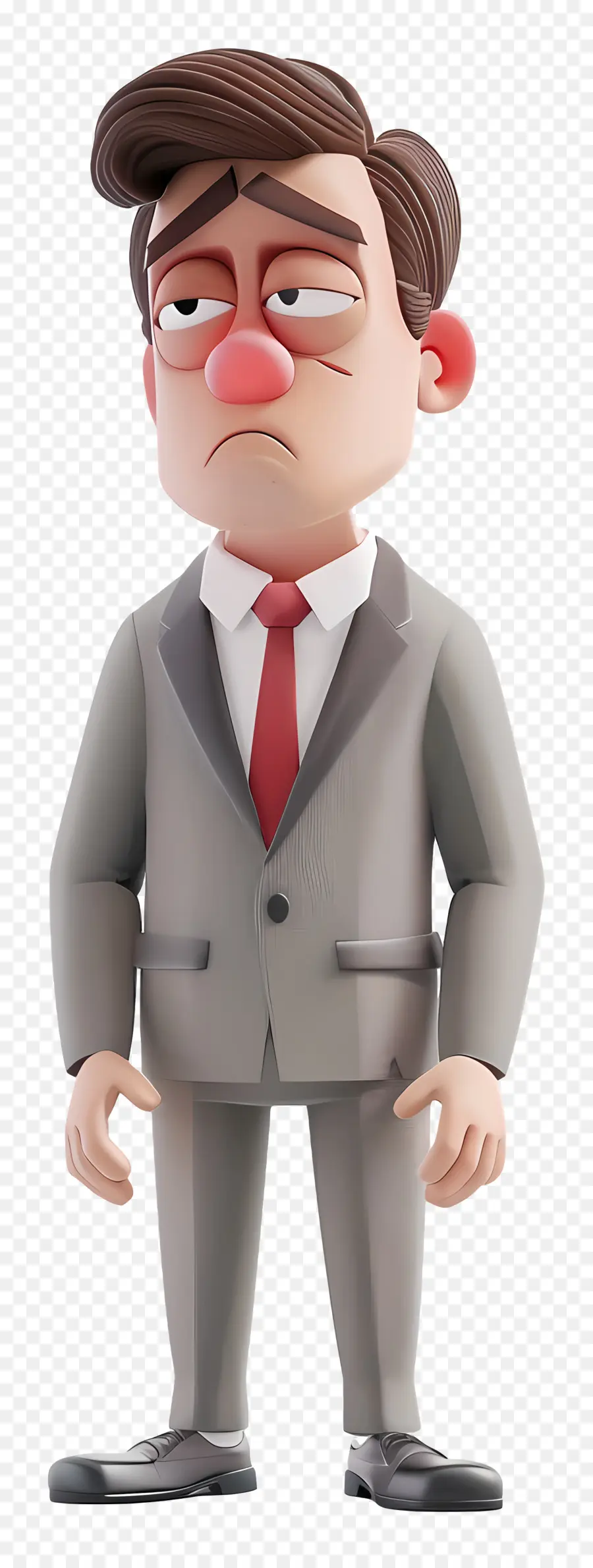 Triste Homme D'affaires，Homme De Dessin Animé PNG