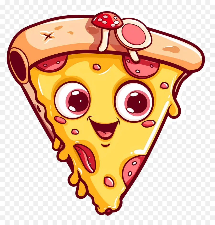 Pizza De Dessin Animé，Tranche De Pizza PNG