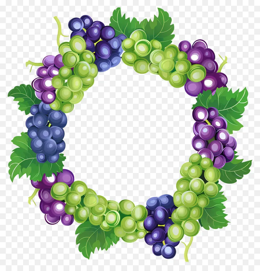 Couronne De Raisin，Raisins PNG